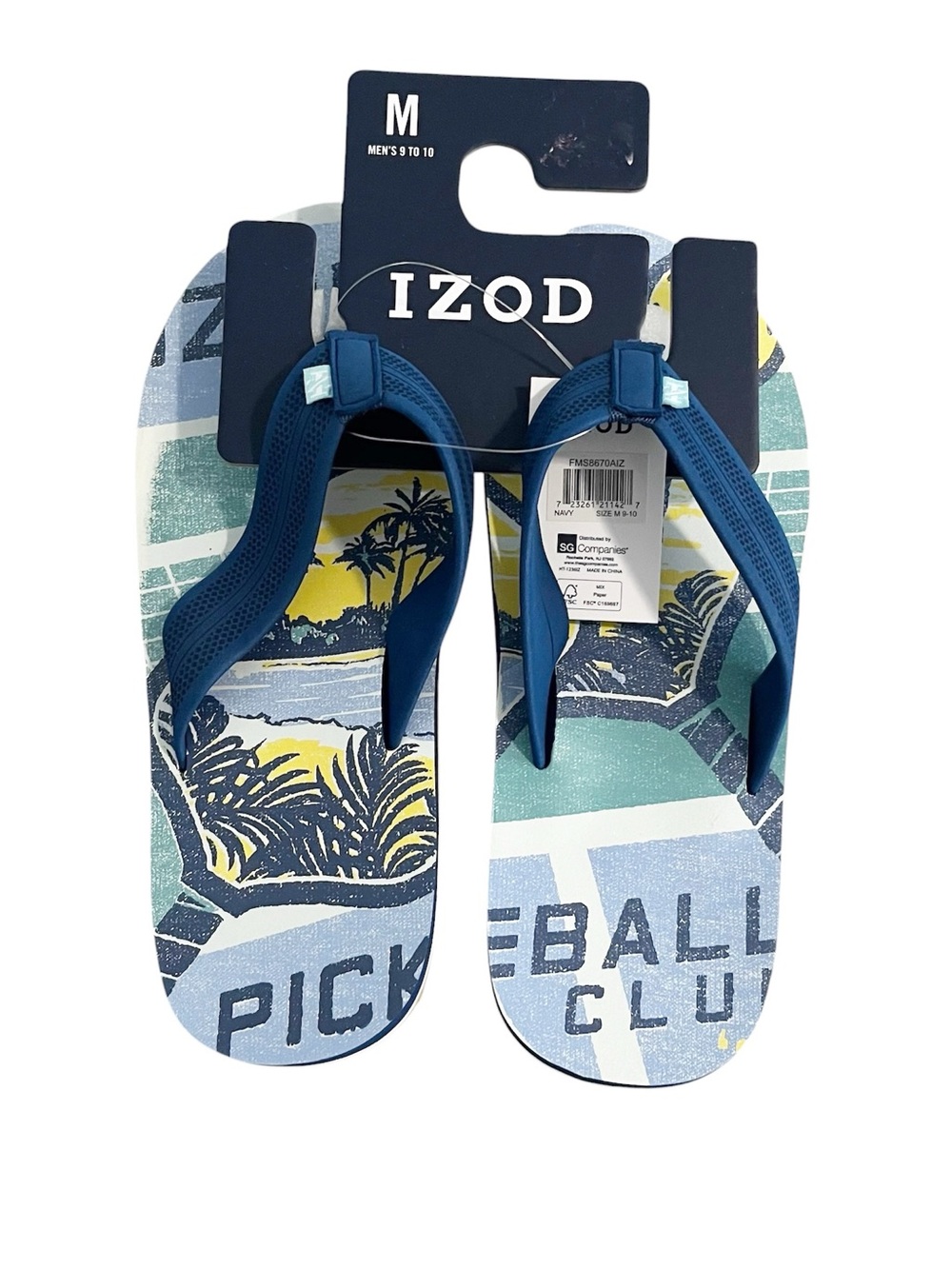 NWT IZOD flip flops